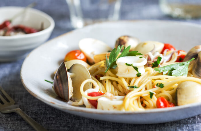 Spaghetti a vongole